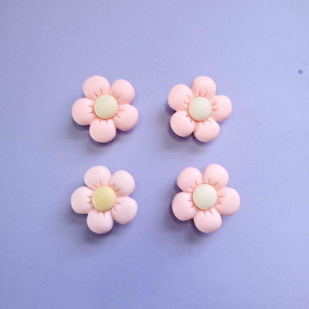 Pink And Yellow Flower Jibbits
